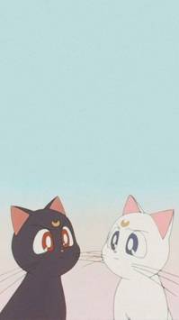 Sailor Moon cats wallpaper