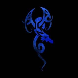 Tribal dragon wallpaper