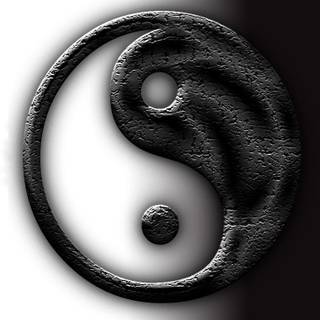 Yin yang background