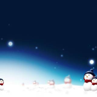 Christmas night wallpaper