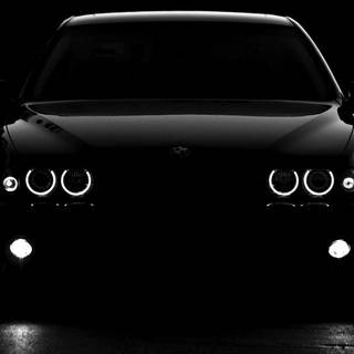 Black car wallpaper