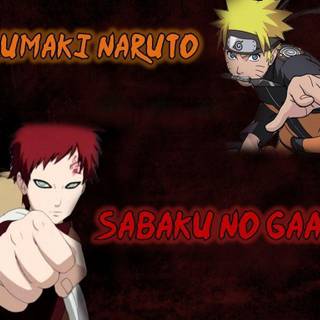 Naruto and Gaara wallpaper