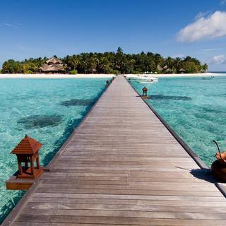 Tropical island desktop wallpaper