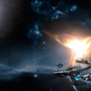 Spaceship wallpaper