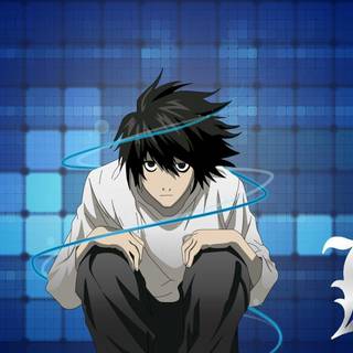 L (Death Note) wallpaper