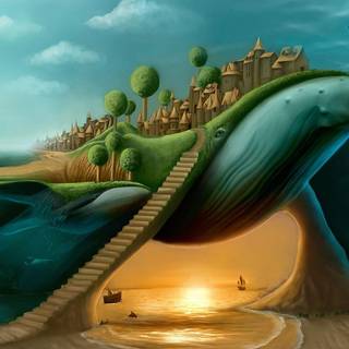 Surreal art wallpaper