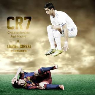 Messi vs Ronaldo wallpaper 2015
