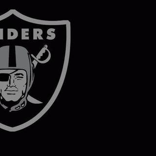Oakland Raiders logo wallpaper