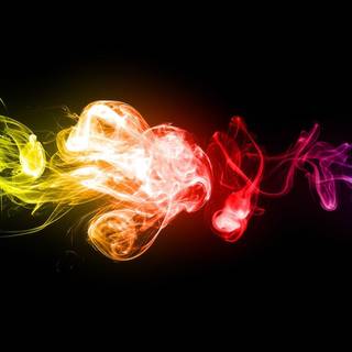 Colored smoke wallpaper