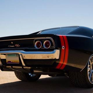 Old muscle car wallpaper