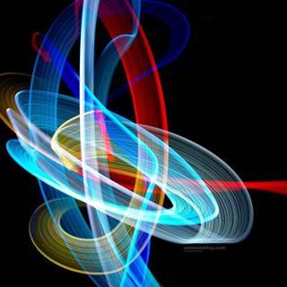 Light painting wallpaper