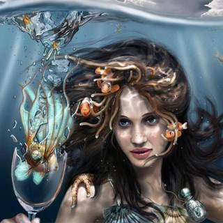 Real mermaid wallpaper