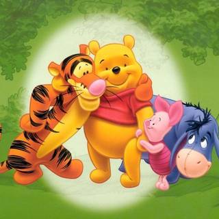 Winnie the Pooh and friends wallpaper