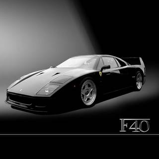 Black Ferrari wallpaper