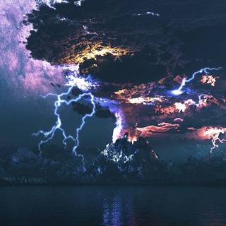 Lightening wallpaper