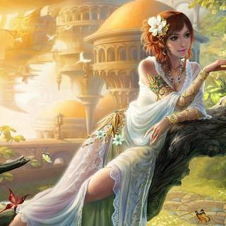 Fantasy butterfly wallpaper