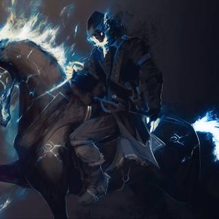 Ghost Rider skull wallpaper