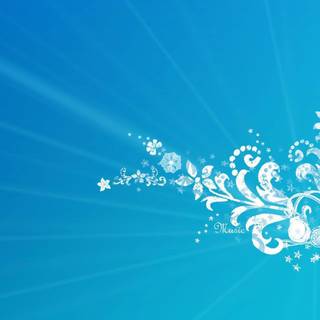 Blue flower backgrounds