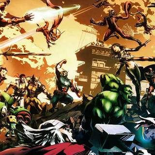 Marvel vs DC wallpaper
