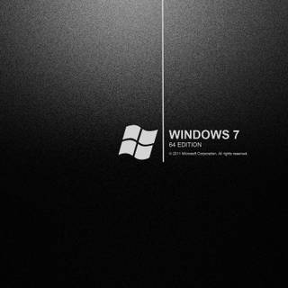 Dark Windows 7 wallpaper