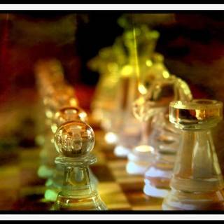 Chess board wallpaper