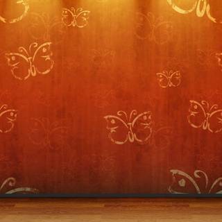 Textured red wallpaper