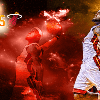 LeBron James wallpaper dunk