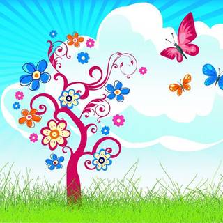 Cute butterfly backgrounds
