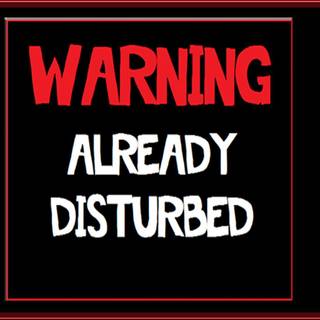 Funny warning wallpaper