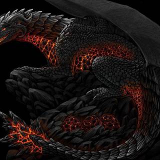 Fire dragon wallpaper