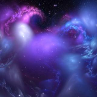 Purple galaxy wallpaper