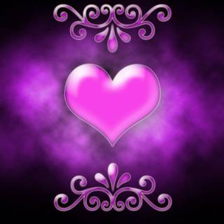 Purple heart wallpaper