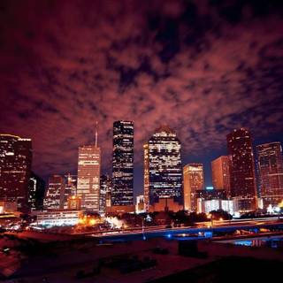 Houston skyline wallpaper