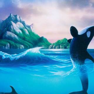 Orca whale wallpaper