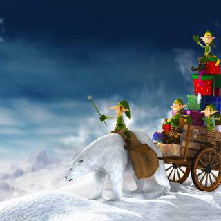 Funny Christmas wallpaper