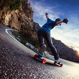 Longboarding wallpaper