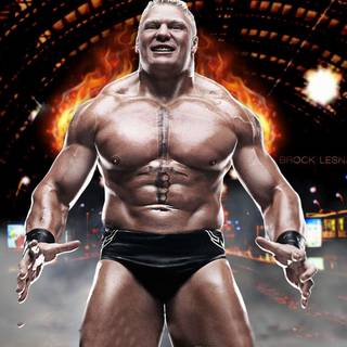 Brock Lesnar WWE 2015 wallpaper 1024x768