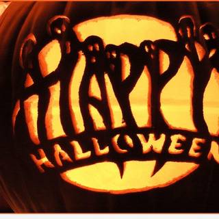 Scary happy halloween wallpaper