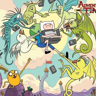 Adventure Time with Finn and Jake wallpaper
