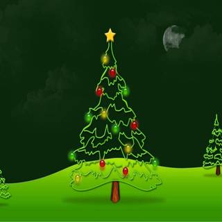 Christmas tree wallpaper free