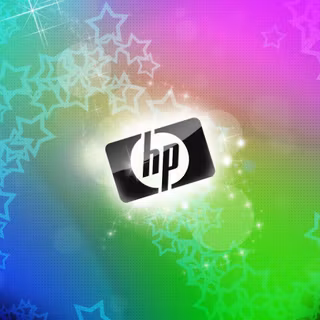 HP logo wallpaper