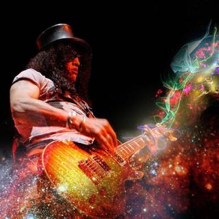 Slash guitar wallpaper