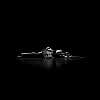 Guitar black background