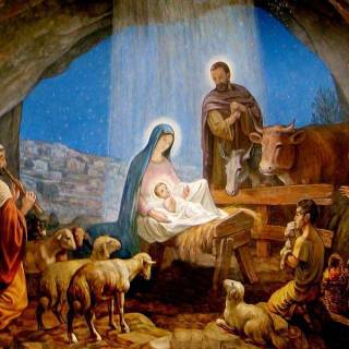 Nativity Christmas wallpaper