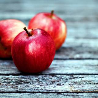 Red apple background