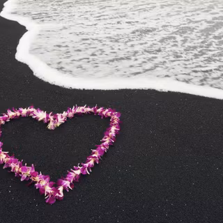 Hearts and flowers wallpaper