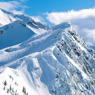 Snow mountains wallpaper