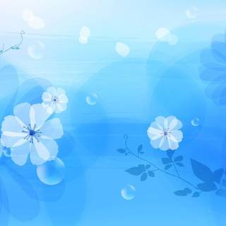 Blue flower backgrounds