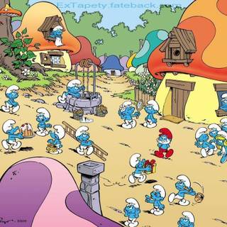 Smurf wallpaper