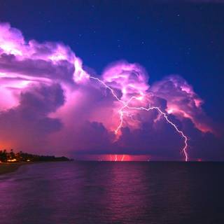 Lightening wallpaper